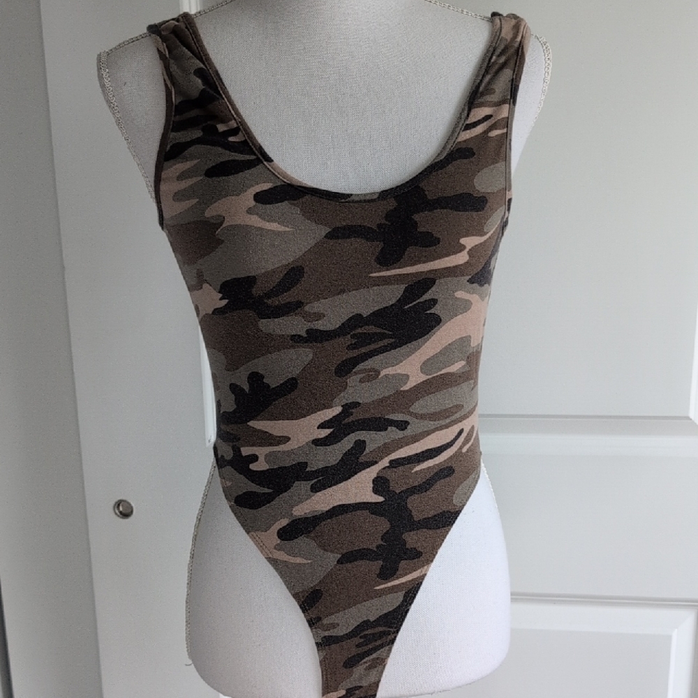 Better Be Camouflage Pattern Bodysuit